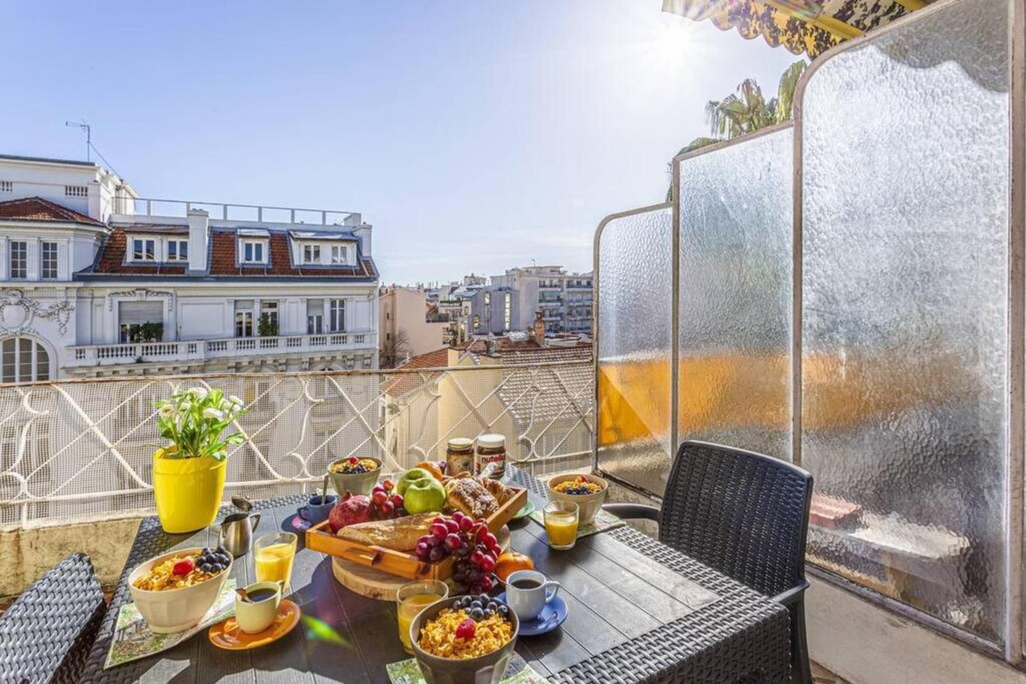 Fleurs 22 - City Center - Modern W Terrace Ницца Экстерьер фото